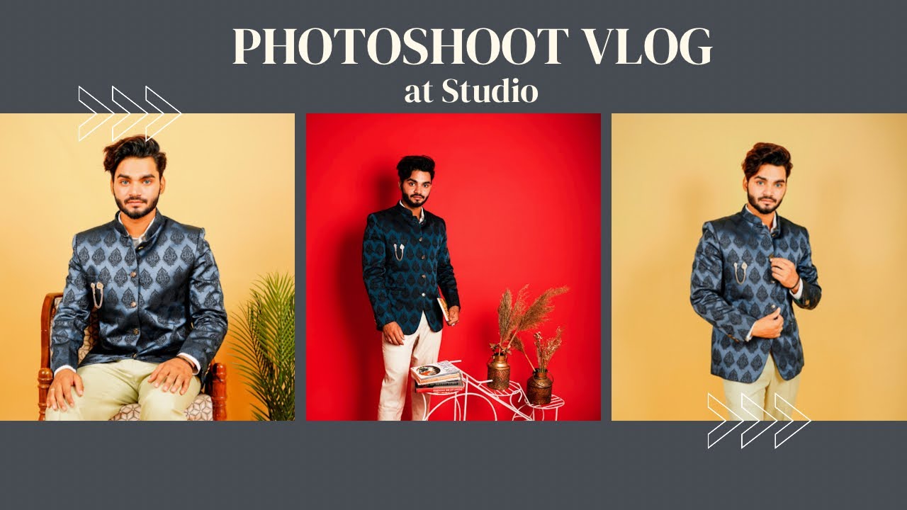 PHOTOSHOOT Vlog at Studio || AJ VLOGS || - YouTube