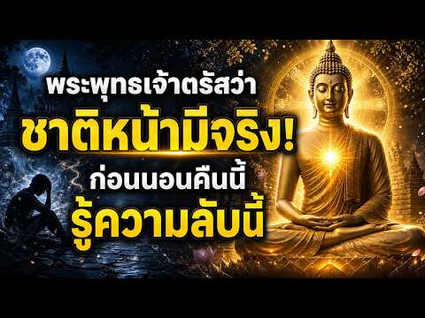 พระพุทธเจ้าตรัสว่า ชาติหน้ามีจริง! ใครไม่เชื่อฟังให้จบ ก่อนนอนคืนนี้รู้ความลั...
