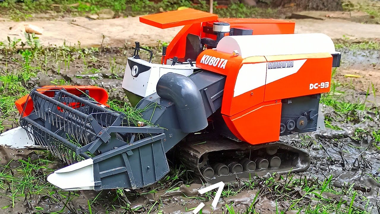 Máy Cắt Lúa DC 93 | Gặt Lúa Non Đất SIÊU LẦY | khangchetao