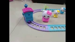 #cartooncatbatteryoperated        cartoon cat ?||fun rail train ||kutties play tv