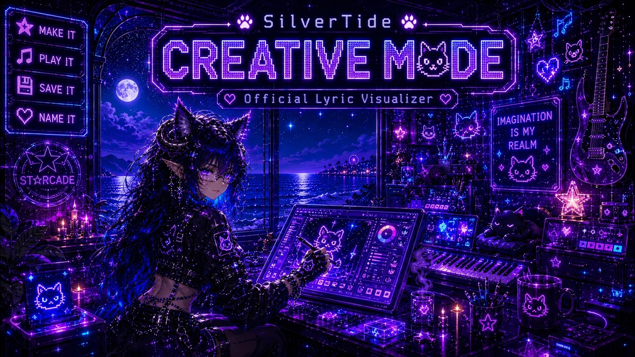 SilverTide - Creative Mode (Official Lyric Visualizer) auf YouTube ansehen SilverTide - Creative Mode (Official Lyric Visualizer) auf YouTube ansehen
