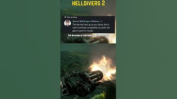 Conformed! The Maxigun is confirmed to NOT Overheat - Helldivers 2 #shorts