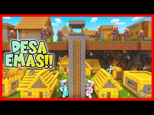 ATUN & MOMON MENEMUKAN DESA KUNO YANG PENUH EMAS !! Feat @sapipurba Minecraft