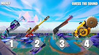 Guess The Fortnite Weapon By The Sound #2 - Challenge By Moxy Resimi