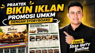 Praktek Bikin Iklan Promosi UMKM dengan Storyboard ala Coach Reza #storyboard #digitalmarketing #ai