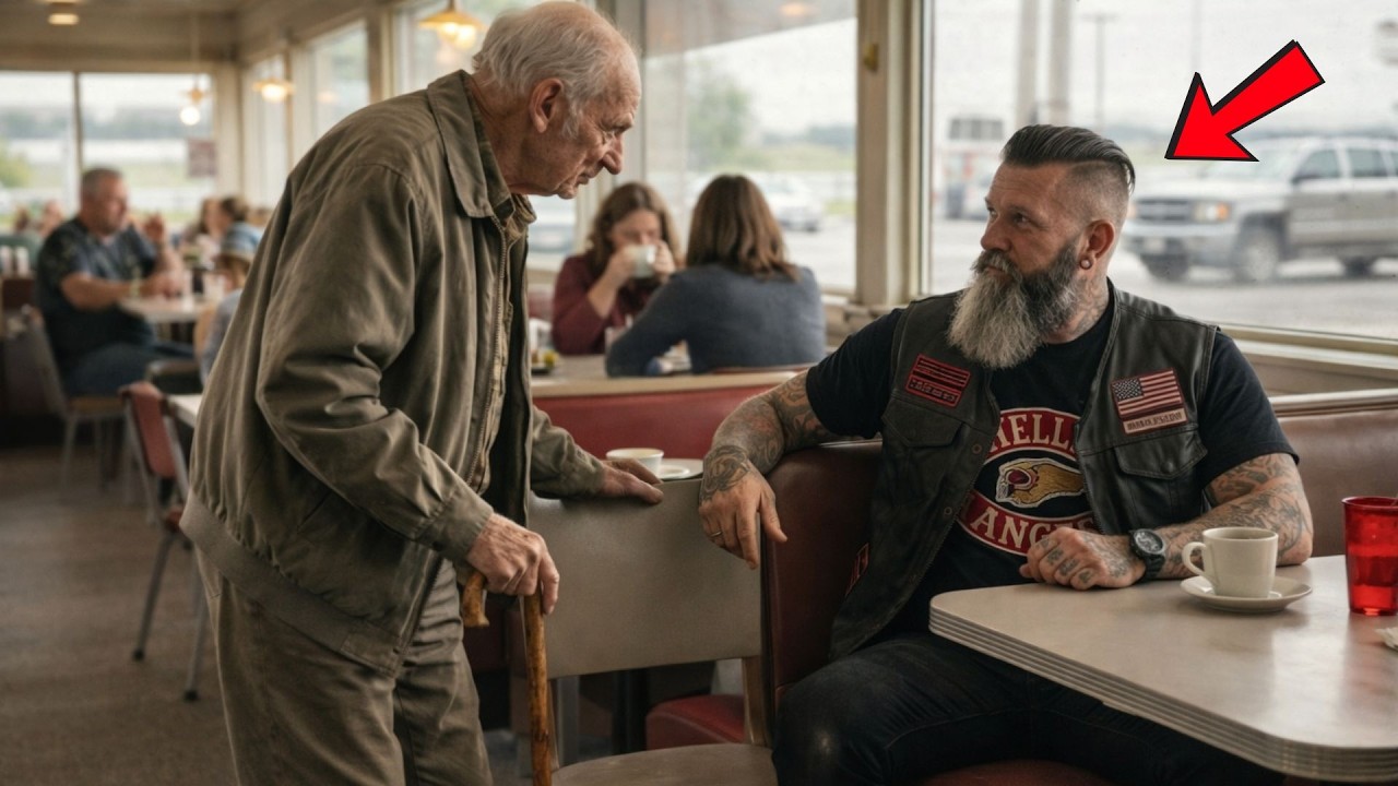 „Darf ich mich zu dir setzen?“, fragte ein 70-Jähriger einen Hells Angels Biker – dann geschah das.