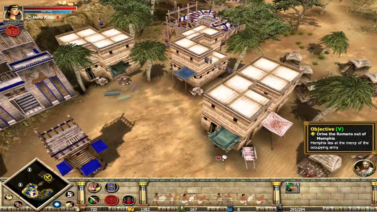 Rise And Fall Civilizations At War Cleopatra Campaign Mission 6 Letter To Memphis Youtube