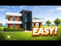 Easy Luxury Modern House Build 🏡 | Step-by-Step Modern Design | Satisfying Gameplay