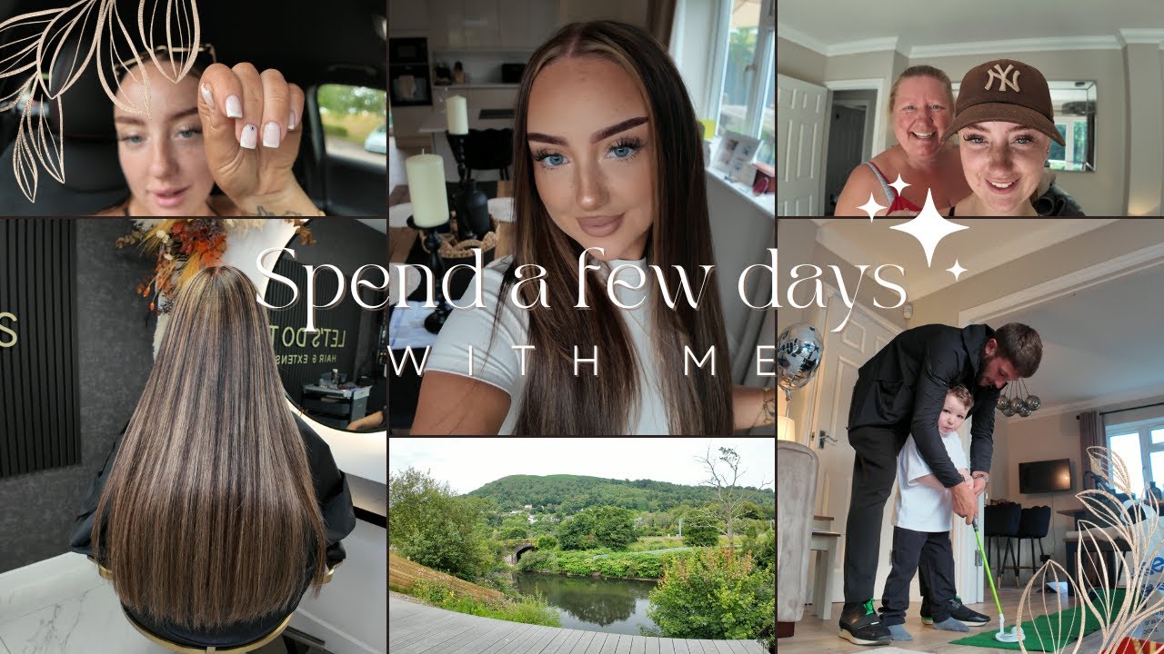Spend a few days with me! New nails, New hair, Sams Birthday & Big surprise!