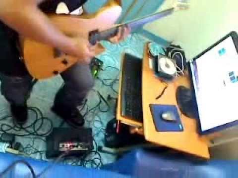 (Metal/Shred) Stevie Ray Virus Playing with his Ne...
