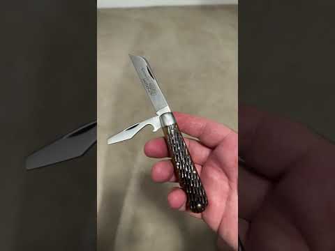 GEC Antique Yellow Jig Bone Boys Knife/ Crown Lifter!!!!!