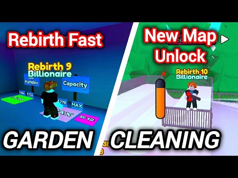 NEW GARDEN CLEANER EVOLUTION ROBLOX UPDATE