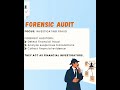 Internal Audit vs External Audit vs Forensic Audit! #cia #internalauditor #aia #cfe #camscourse