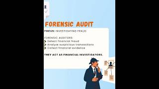 Internal Audit vs External Audit vs Forensic Audit! #cia #internalauditor #aia #cfe #camscourse