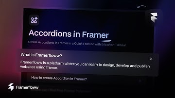 Accordion in Framer | Quick Tutorial