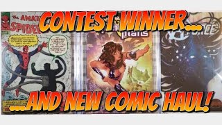 CONTEST WINNER AND NEW COMIC HAUL! @kingofthegoldenstate