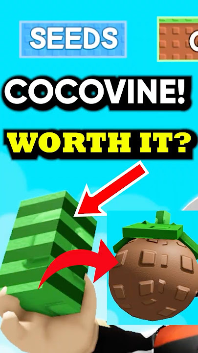 COCOVINE SEED in GROW A GARDEN ROBLOX #roblox #shorts
