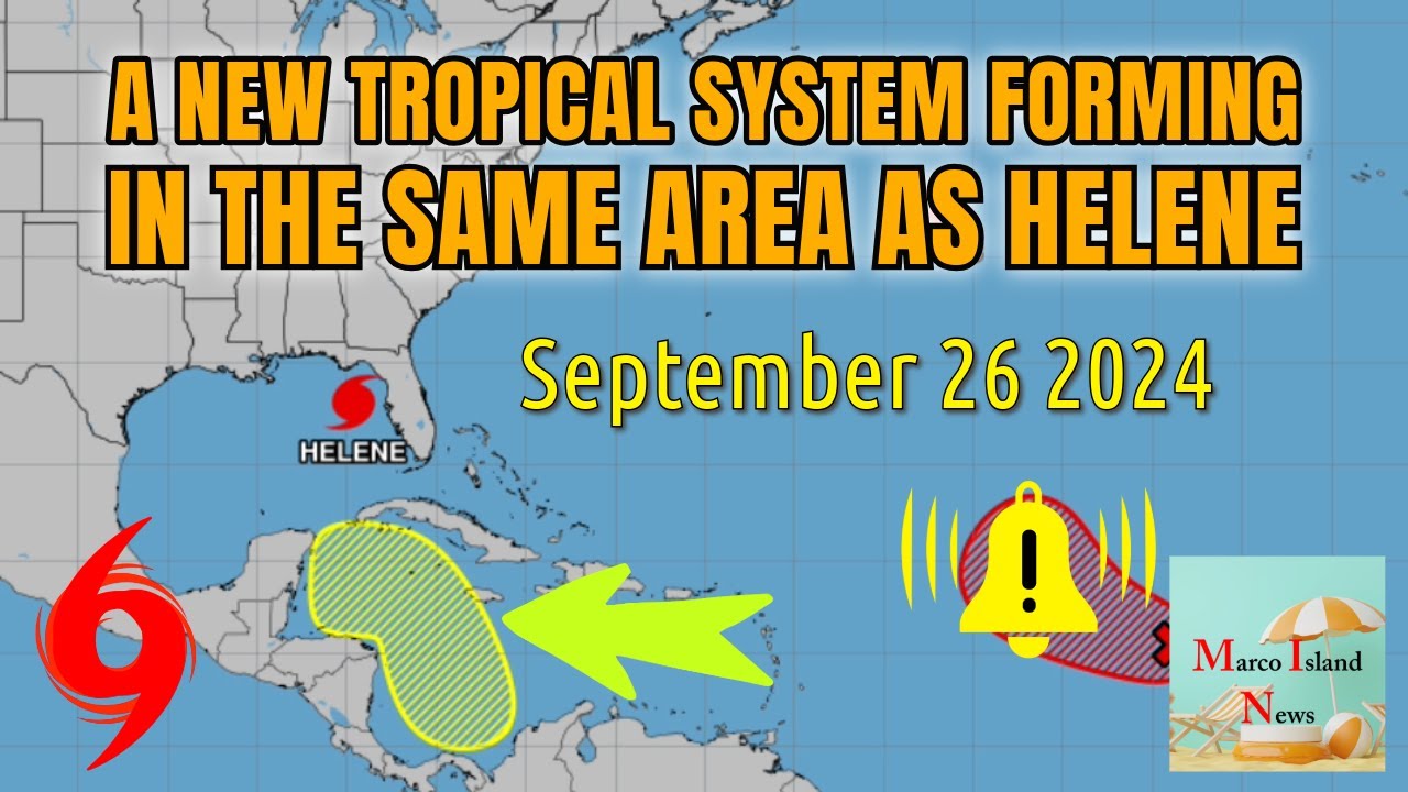 A New Tropical System Forming In The Same Area As Helene - Marco Island News.