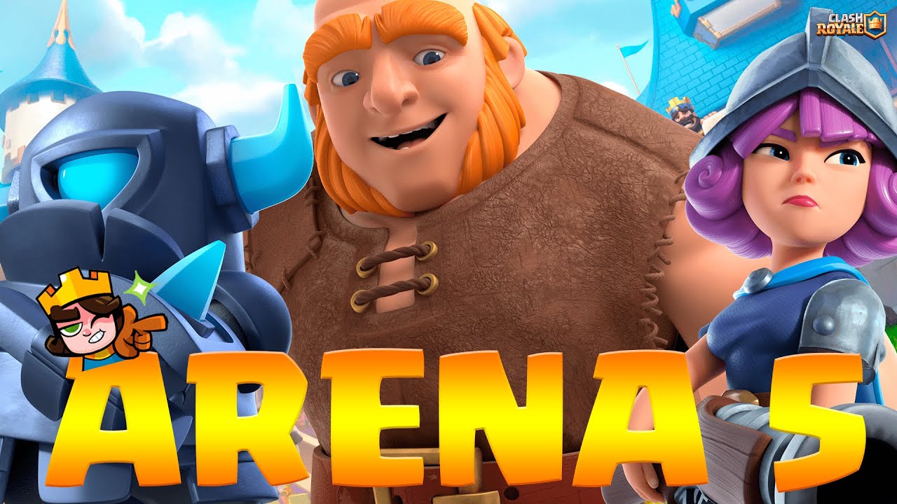 PASSEI SUFOCO NA PARTIDA DE ACESSO PRA ARENA 5 | F2P #5 | CLASH ROYALE