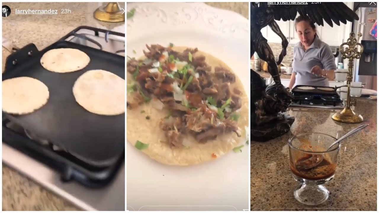 Larry Hernandez comiendo tacos de birria 11/19 YouTube