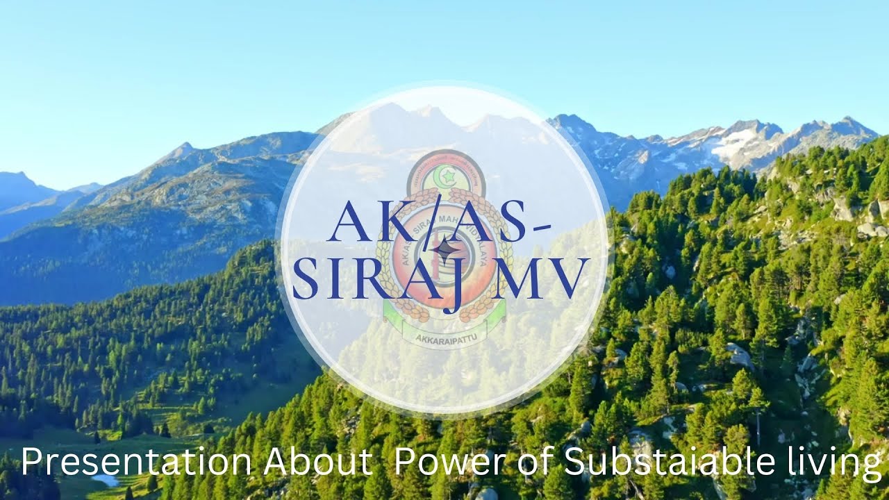 Presentation About Sustainable Living