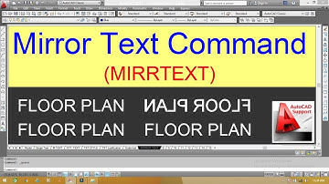 Mirror Text Command II Mirrtext Commnad in AutoCad II Hindi/Urdu Tutorial
