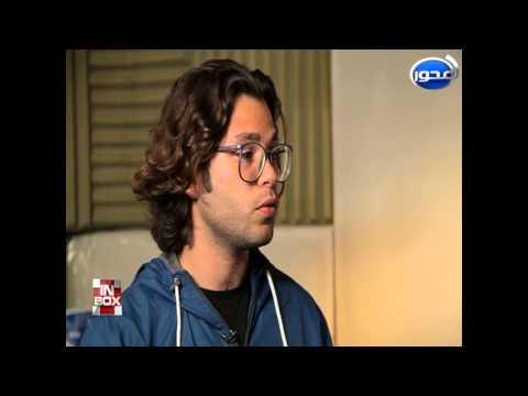 ميرهان صالح مع بيشوي فايز منسق ورشة فريق أسفلت