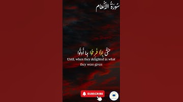 اكتب شيء تؤجر عليه 🤍 🤲🏻 #quran #اسلام #قرآن #راحة_نفسية #سورة_الأنعام