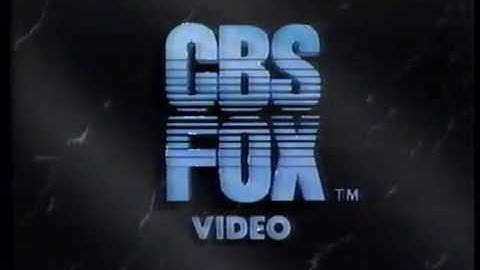 CBS Fox Video (1998) Company Logo (VHS Capture)
