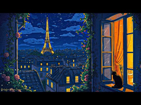 It’s summer in 1940s Paris with distant oldies playing in another room🌙perfect night to relax, sleep