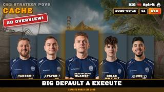 BIG Default A Execute - Cache G1R10 | BIG | Esports World Cup 2026 | CS2 POV Analysis
