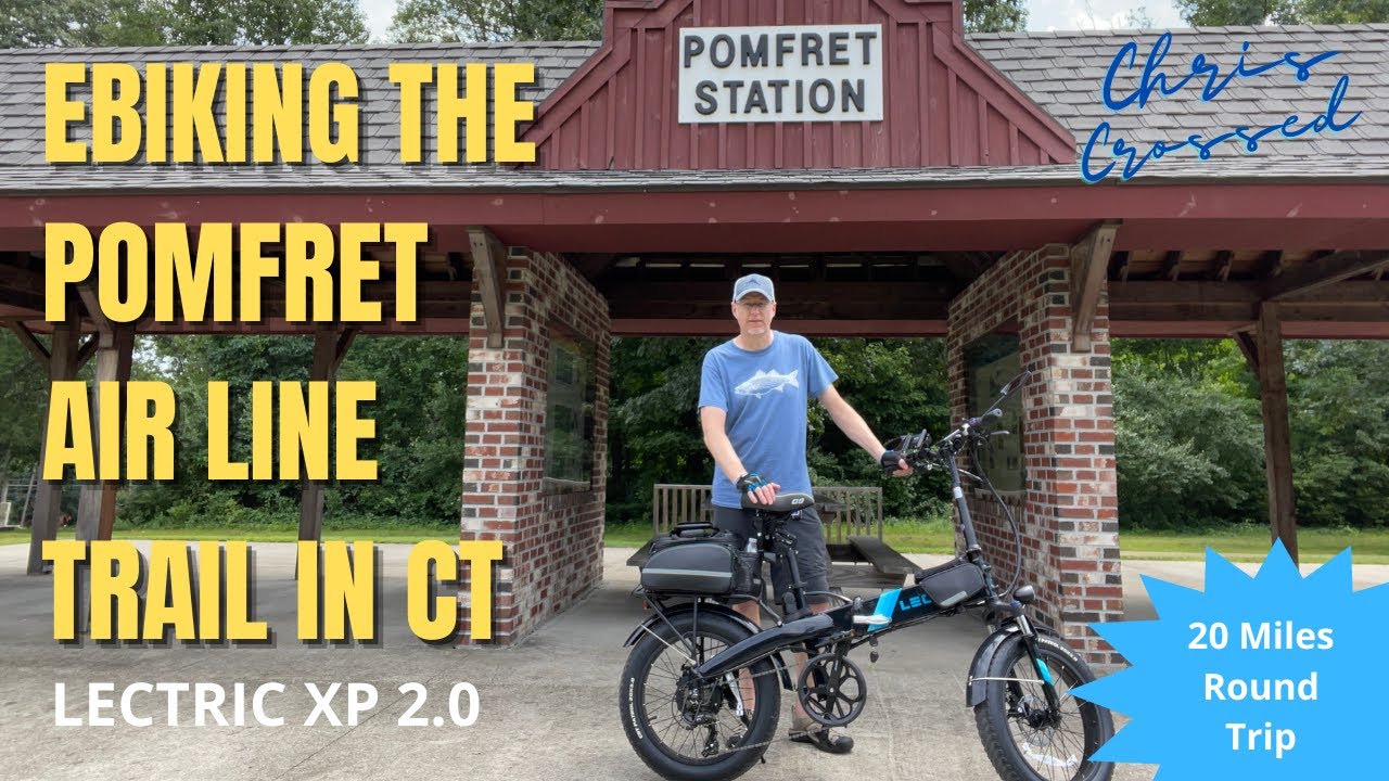 Ebiking the Pomfret Air Line State Park Trail with my Lectric XP 2.0