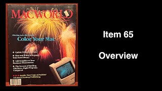 Item 65: Macworld Magazine July 1986 Color Your Mac screenshot 1