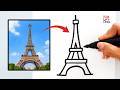 CÓMO DIBUJAR LAS 7 MARAVILLAS DEL MUNDO 🌍 Torre Eiffel, Taj Mahal, Pirámides y más