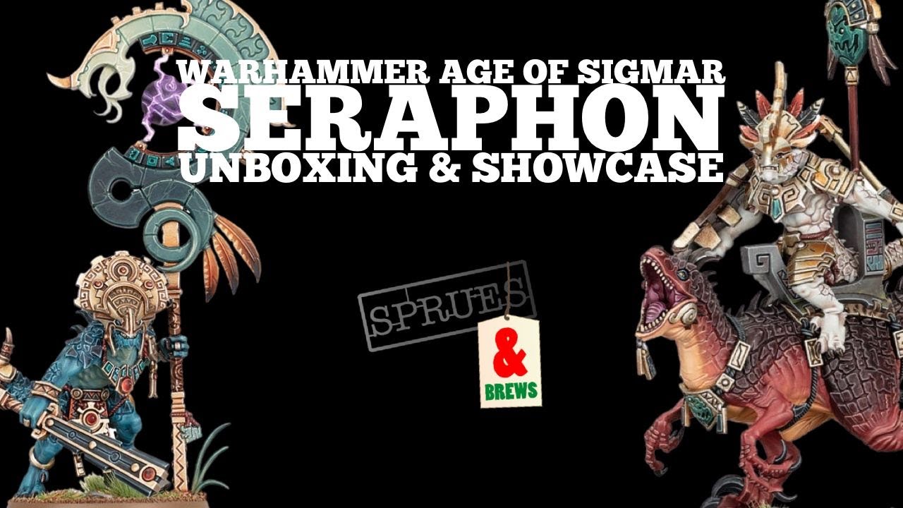 Распаковка серии Seraphon Range в Warhammer Age of Sigmar.