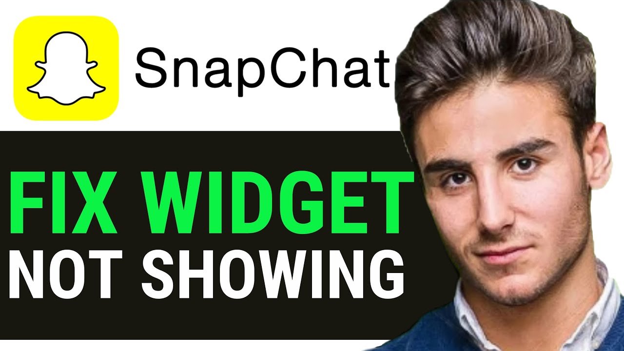 HOW TO FIX SNAPCHAT WIDGET NOT SHOWING UP 2024 YouTube HOW TO FIX SNAPCHAT WIDGET NOT SHOWING UP 2024 YouTube