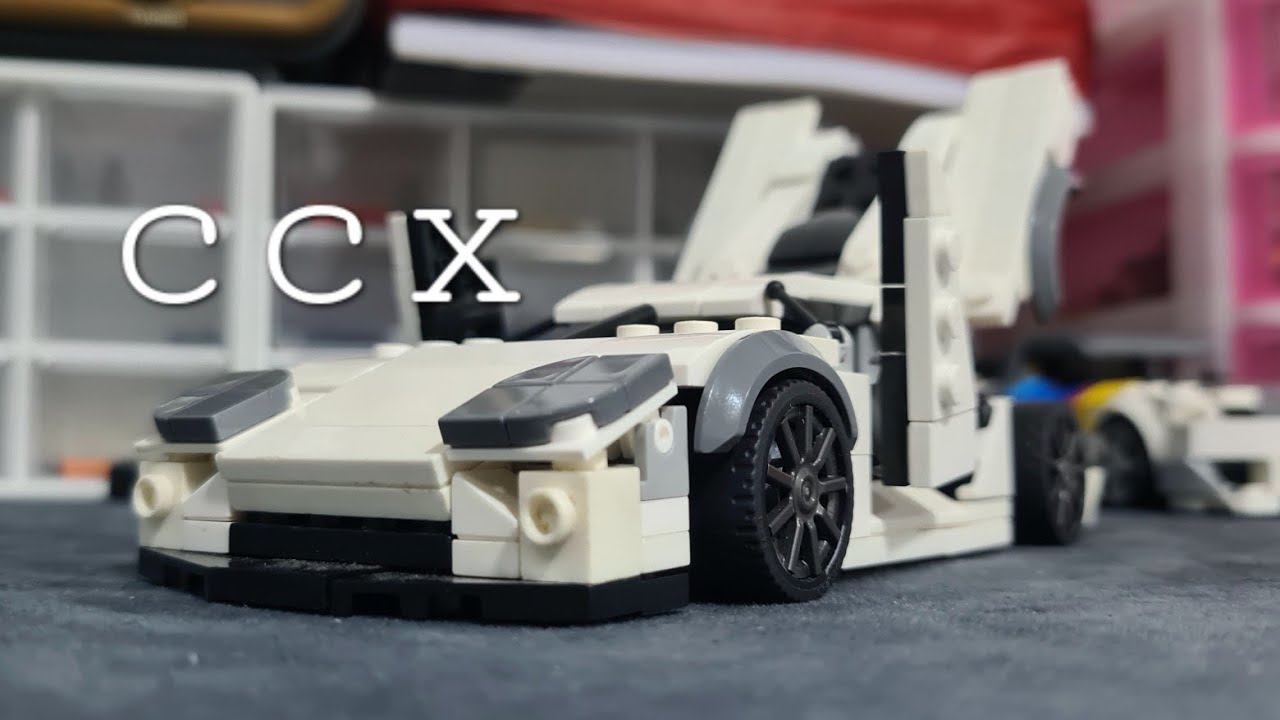 lego koenigsegg ccx moc | working Dihedral synchro-helix doors