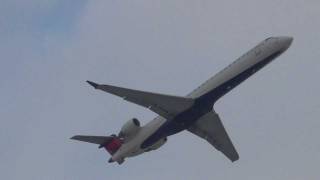 Mesaba Airlines Delta Connection Canadair CRJ-900ER Takeoff 17 | Minneapolis International