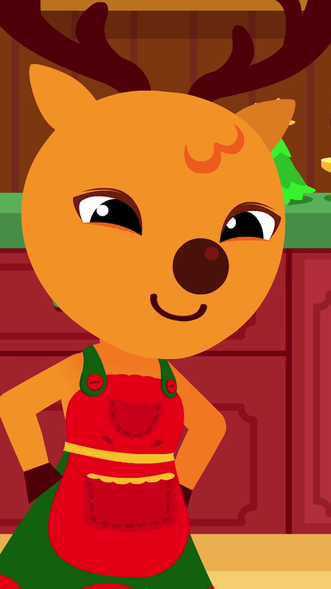 Baby Reindeer! Yes, Mama! ?Watch the full version at @Pinkfong #merrychristmas #holidays