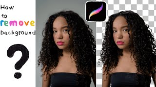 How to remove the background in Procreate : for beginners