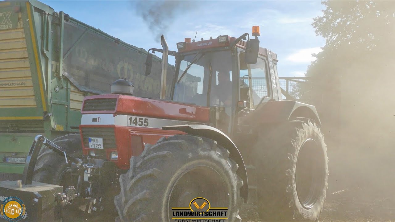 HAT DER SOUND??? CASE 1455 Zaubert Musik in die Ohren! Lohn häckseln beim LU Osters & Voß Maisernte