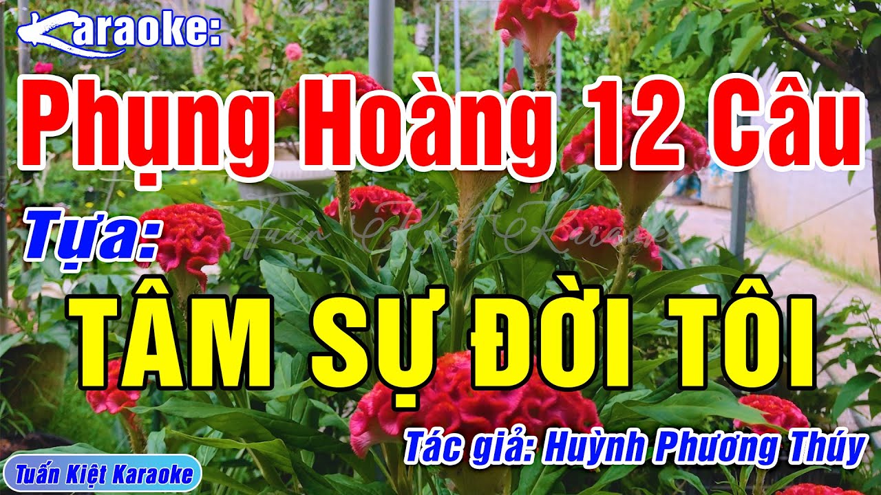 Karaoke Phụng Hoàng 12 Câu Tâm Sự Đời Tôi Dây Đào | Beat Mới Hay, Chuẩn – Tuấn Kiệt Karaoke