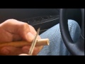 Making a Cherokee 4 hole whistle without power tools or fire