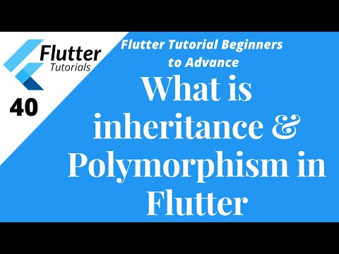 What is inheritance & Polymorphism in Flutter
