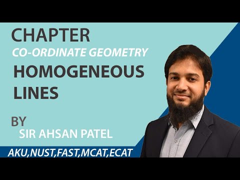 Homogeneous Line ECAT Math - Homogeneous Lines - Coordinate Geometry - Sir Ahsan ...