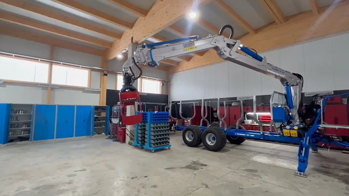 Walvoil DPX100 with Scanreco RC400 8 functions - Satisfied customer Radio Remote Forest crane