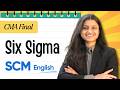 Six Sigma | Quality Cost Management | CMA Final SCM 100% English | Palak Sharma