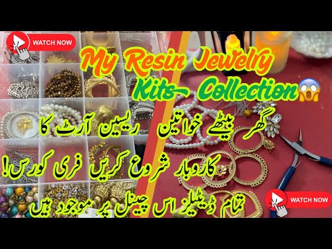 DIY Resin Jewelry Kits Collection🌸💡