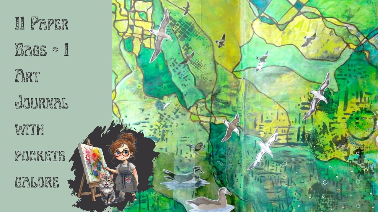 Got Paper Bags? Make an Art Journal! Check out my new junky art journal made from 11 paper bags