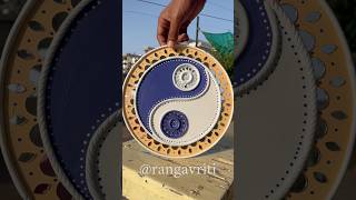 Yin Yang Lippan Art ✨☯️ | Handmade Mud Mirror Art | Symbol of Balance
